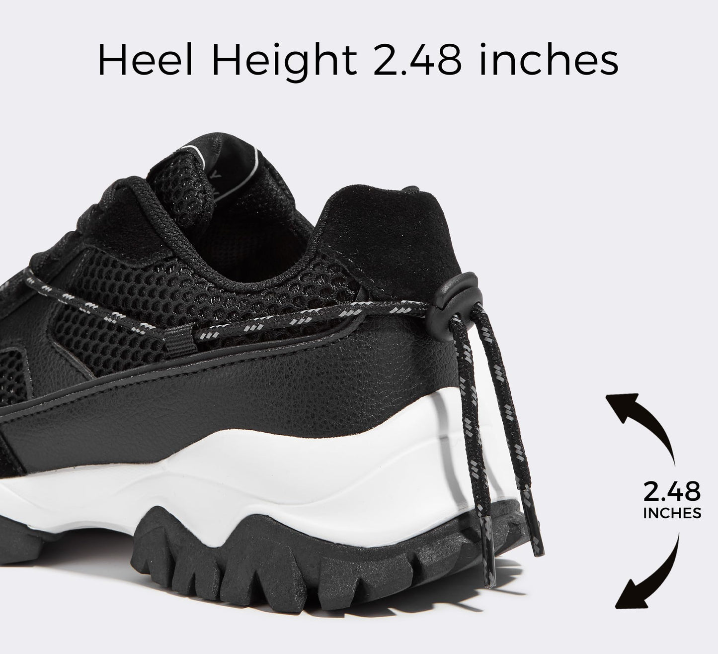 LUCKY STEP Women's Platform Colorful Fashion Sneakers Tennis Retro Colorblock Adjustable Lace Lifestyle Stylish Cute Chunky Dad Casual Walking Shoes