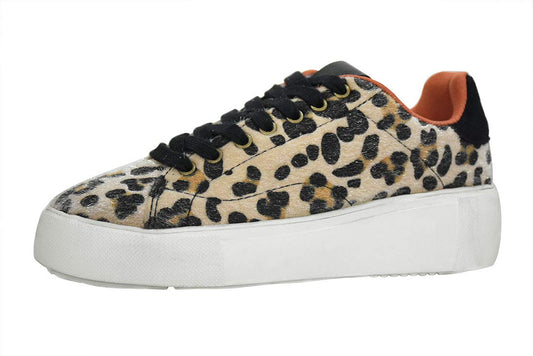 LUCKY STEP Women Rivet Stud Platform Sneakers - White Tennis Snake Leopard Student Low Top Casual Shoes