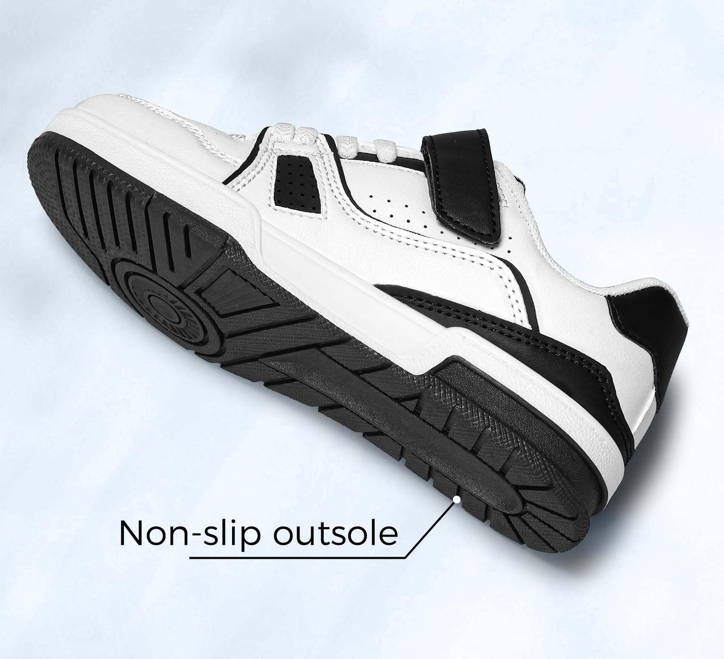 LUCKY STEP Kid's Slip On Sneaker Comfort Casual Running Tennis School Low Top Sneaker Strap Athletic Walking Shoes for Children/Boys/Girls